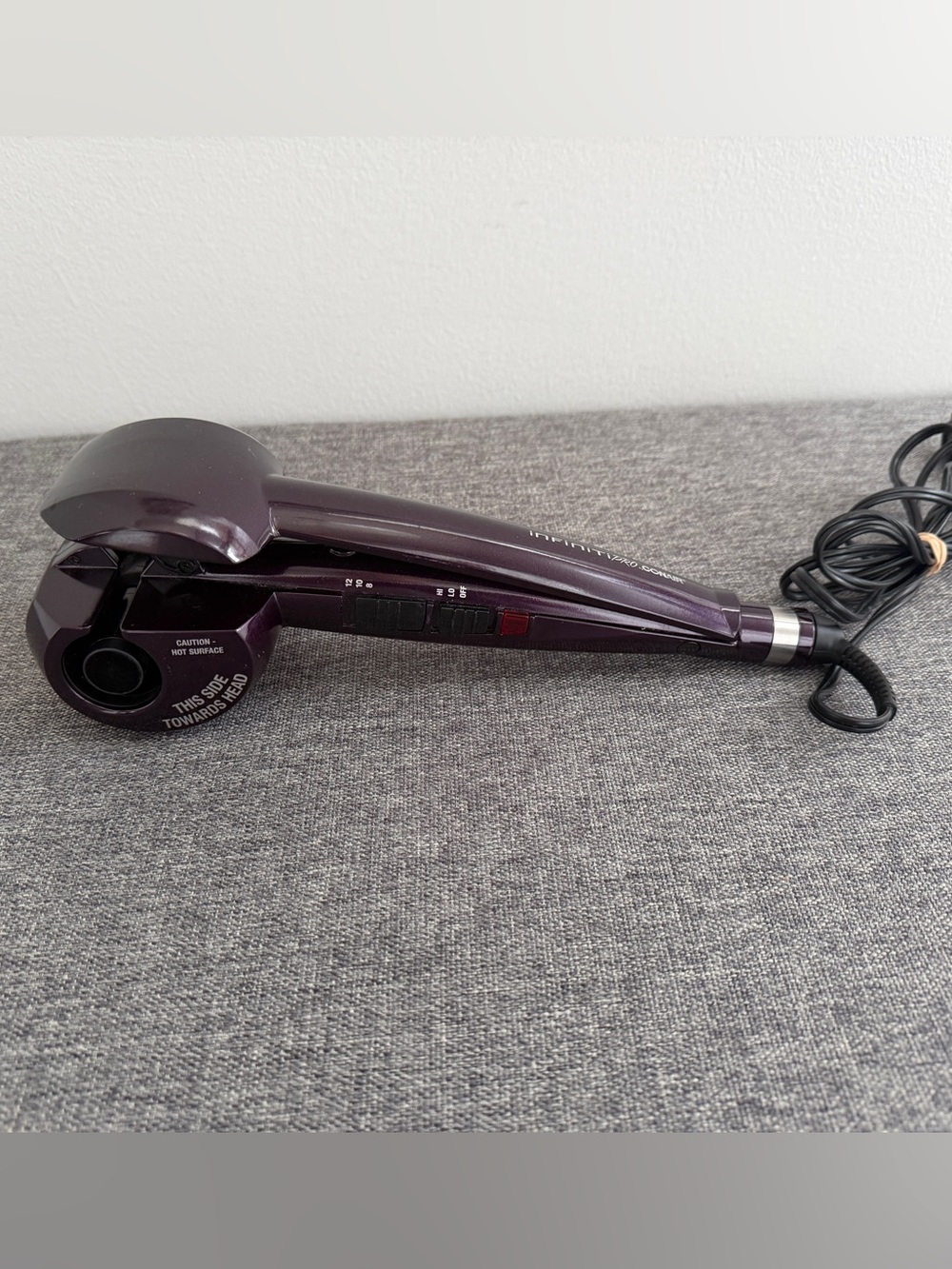 Conair Infinity Pro Curl Secret Curling Iron WORKS Purple